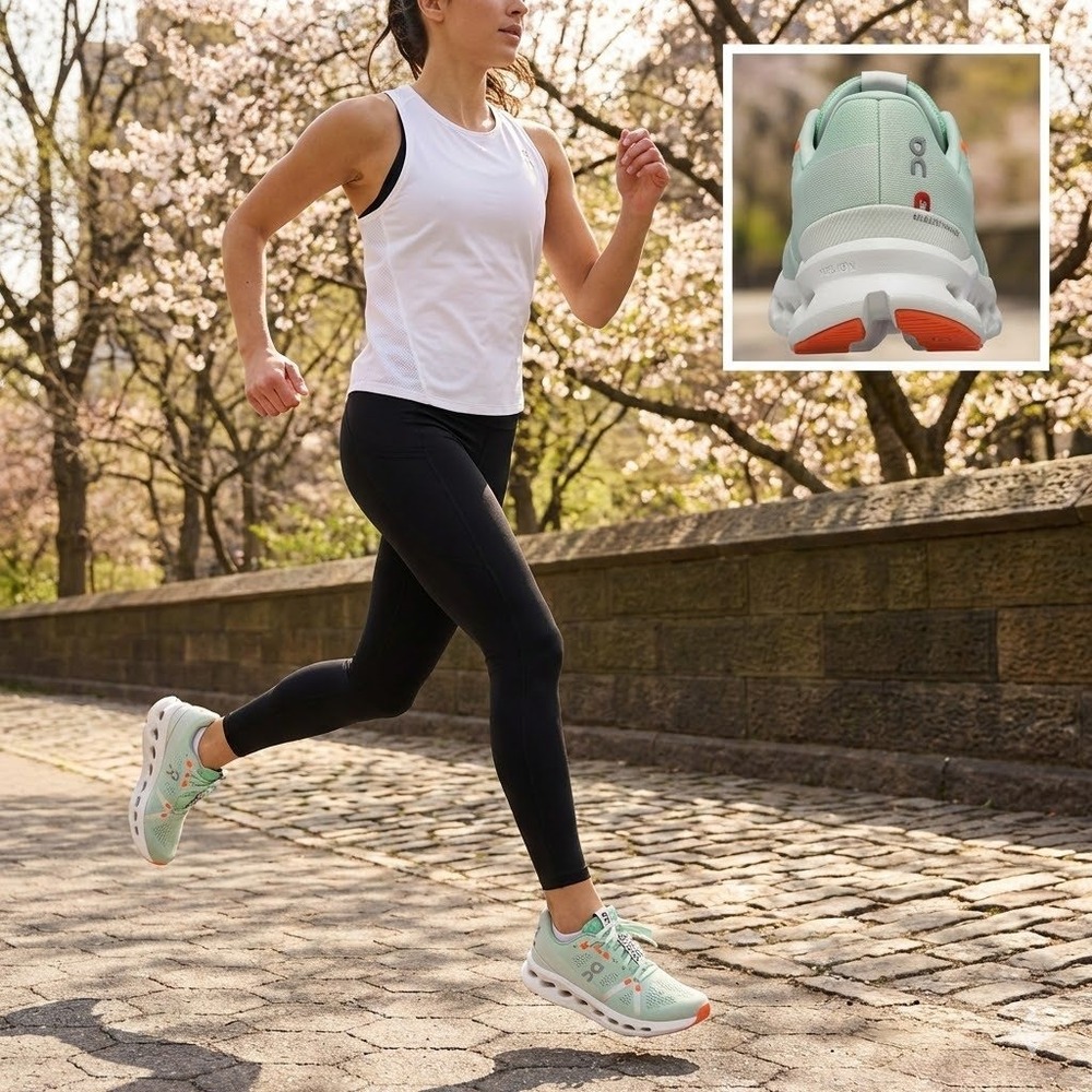 On Cloudsurfer Women's‎ Running Shoes Size 6 Creek Mint Green CloudTec Phase 3